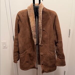 Vintage Brown Shearling Jacket